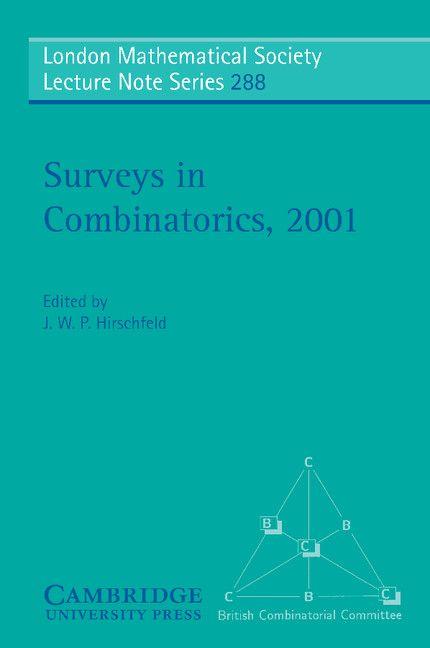 Surveys in Combinatorics 2001