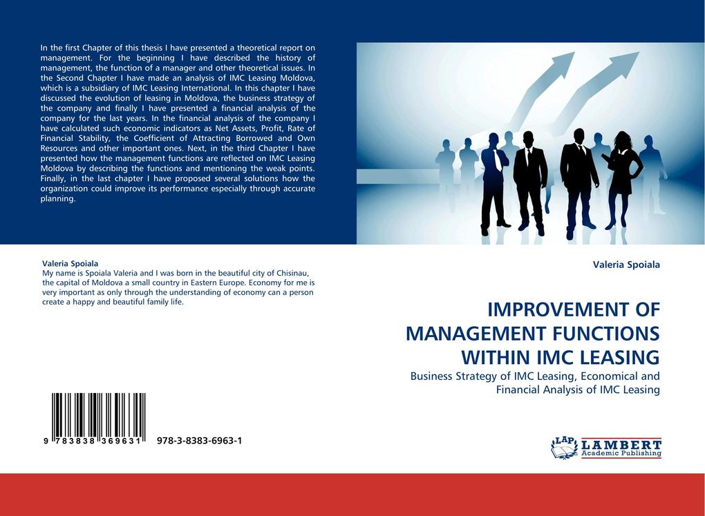 IMPROVEMENT OF MANAGEMENT FUNCTIONS WITHIN IMC LEASING