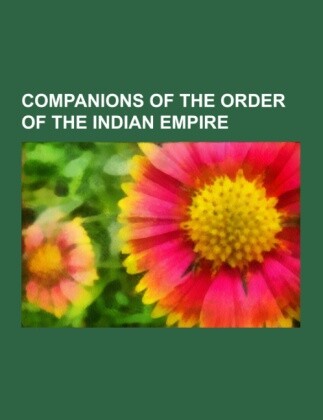 Companions of the Order of the Indian Empire