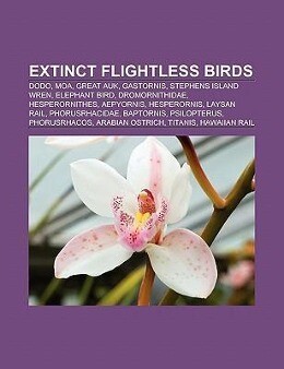 Extinct flightless birds