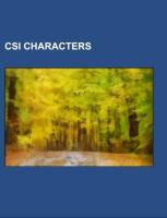 CSI characters