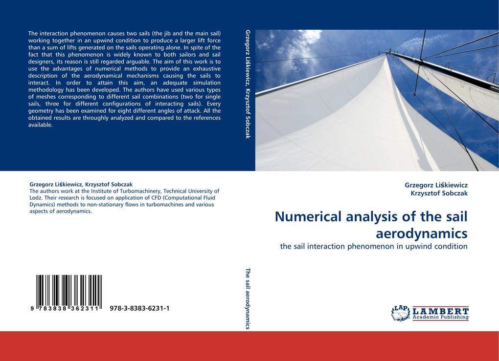 Numerical analysis of the sail aerodynamics