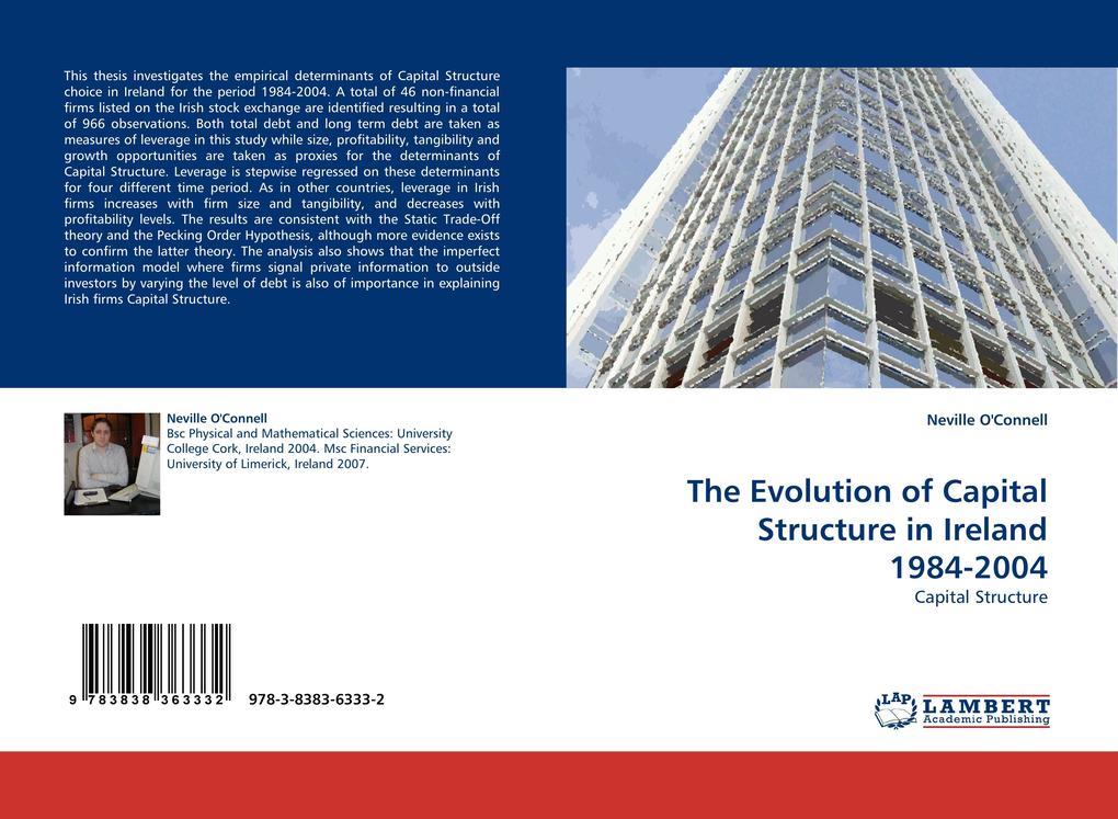 The Evolution of Capital Structure in Ireland 1984-2004
