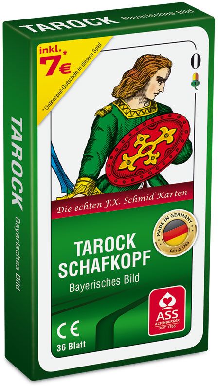 Image of ASS Altenburger Spielkarten - Tarock, Bayerisches Bild, Schachtel
