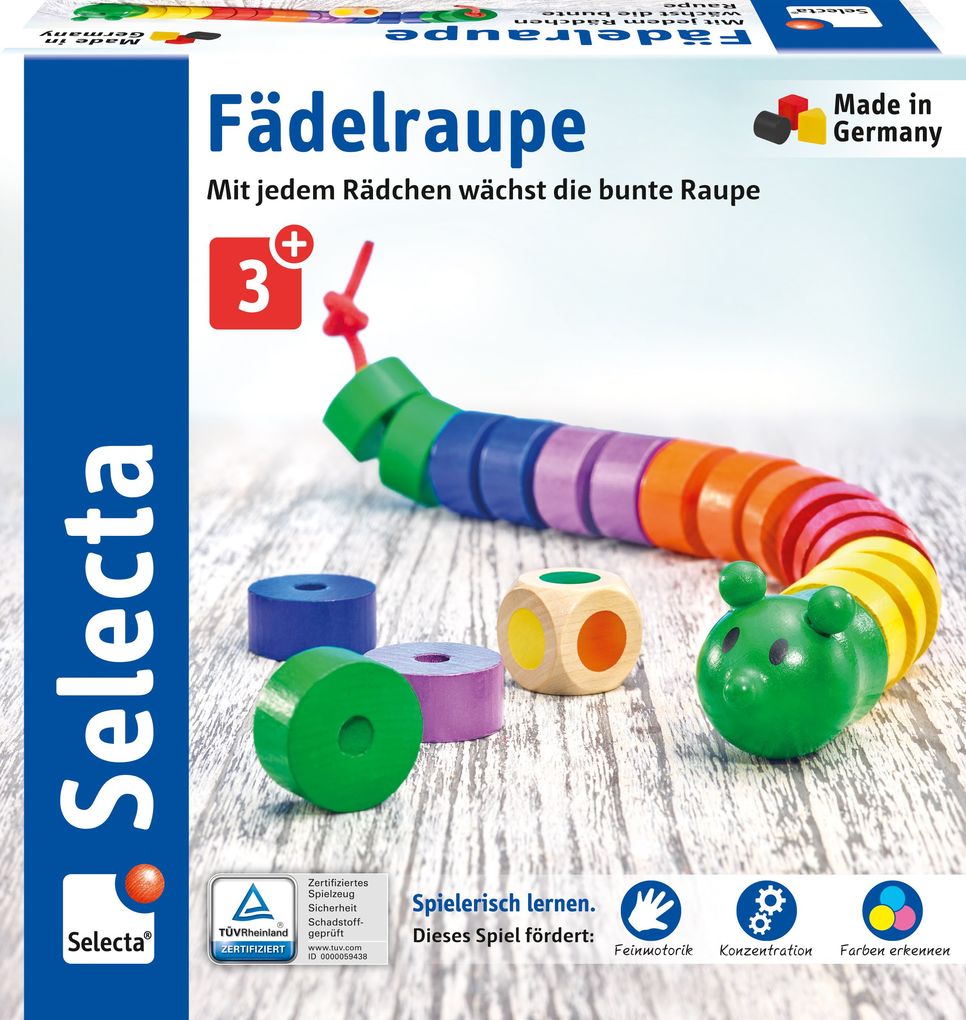 Image of Schmidt Spiele - Selecta - Fädelraupe