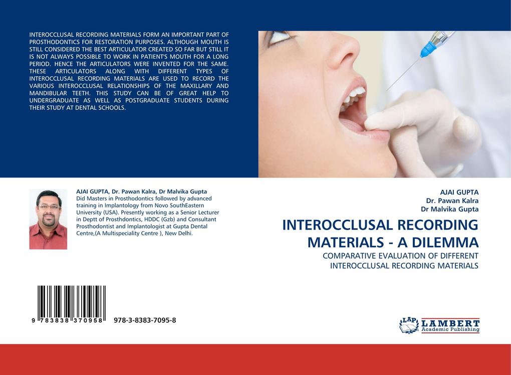 INTEROCCLUSAL RECORDING MATERIALS - A DILEMMA