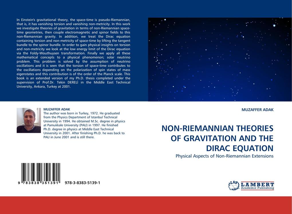NON-RIEMANNIAN THEORIES OF GRAVITATION AND THE DIRAC EQUATION