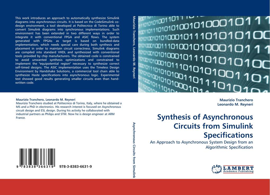 Synthesis of Asynchronous Circuits from Simulink Specifications