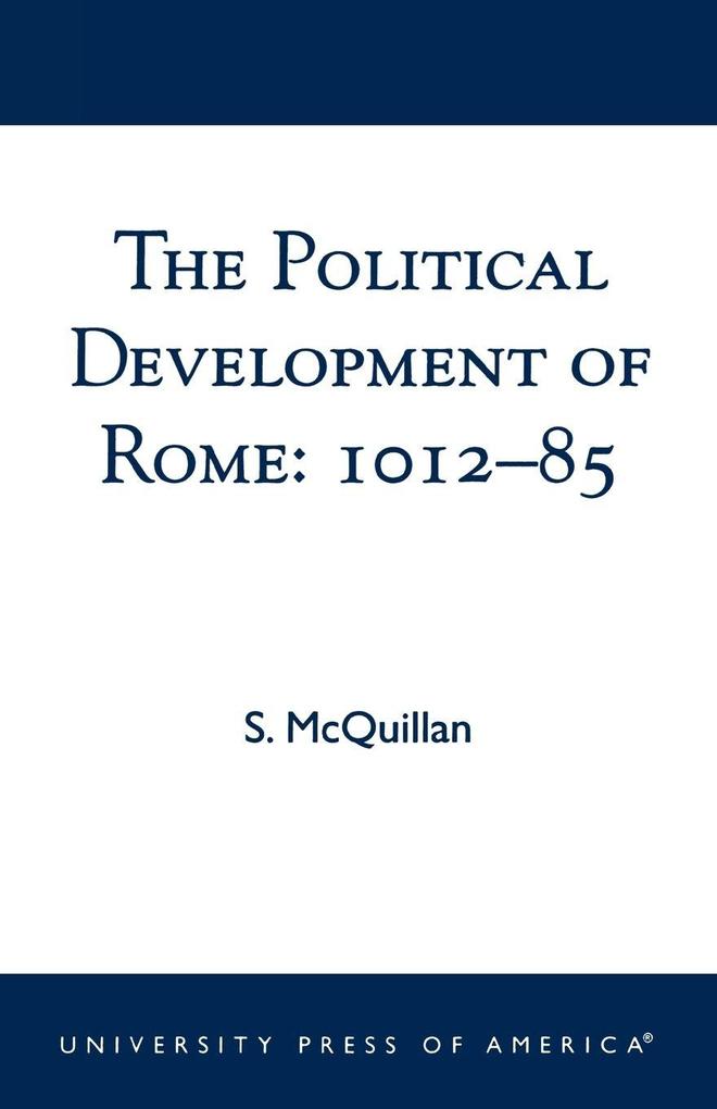 Political Development of Rome