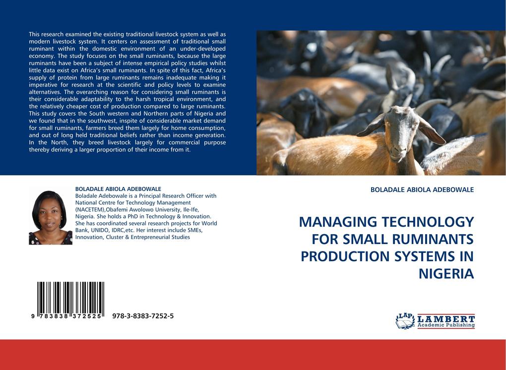 MANAGING TECHNOLOGY FOR SMALL RUMINANTS PRODUCTION SYSTEMS IN NIGERIA - Boladale A. Adebowale