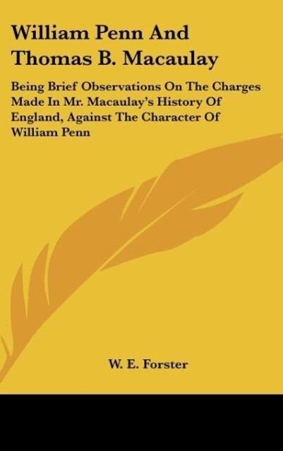 William Penn And Thomas B. Macaulay