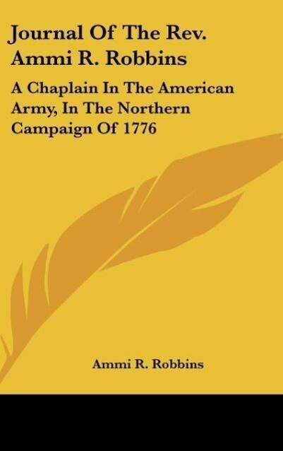 Journal Of The Rev. Ammi R. Robbins