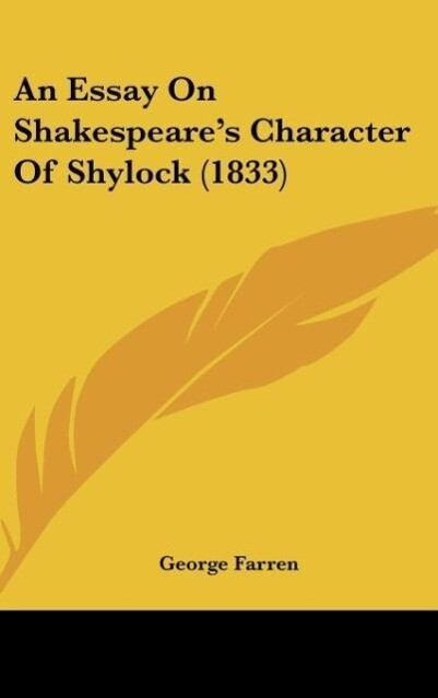 An Essay On Shakespeare‘s Character Of Shylock (1833)