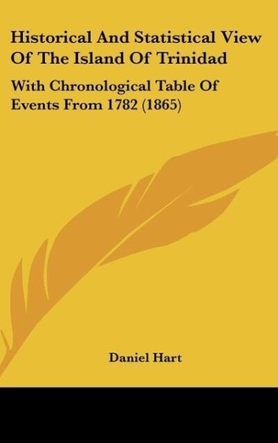 Historical And Statistical View Of The Island Of Trinidad als Buch von Daniel Hart - Daniel Hart