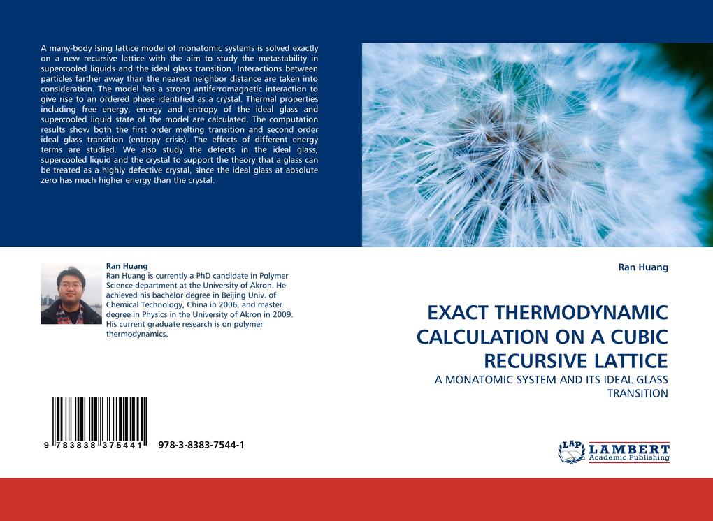 EXACT THERMODYNAMIC CALCULATION ON A CUBIC RECURSIVE LATTICE