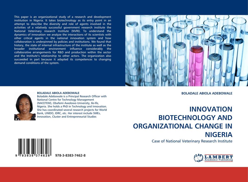 INNOVATION BIOTECHNOLOGY AND ORGANIZATIONAL CHANGE IN NIGERIA