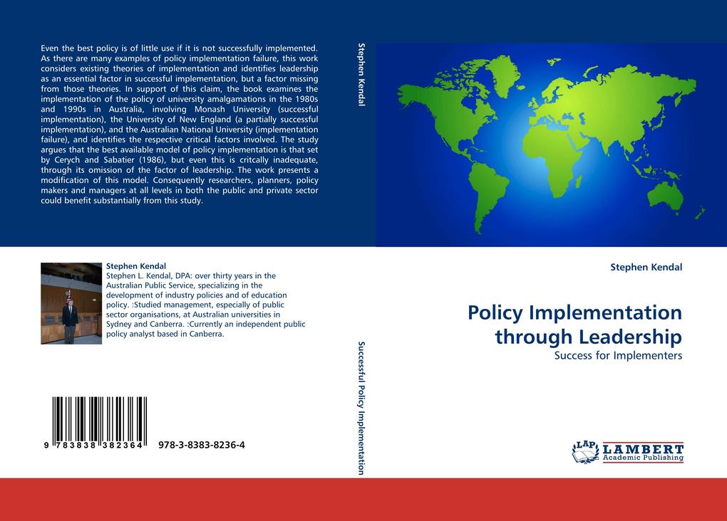 Policy Implementation through Leadership als Buch von Stephen Kendal - Stephen Kendal