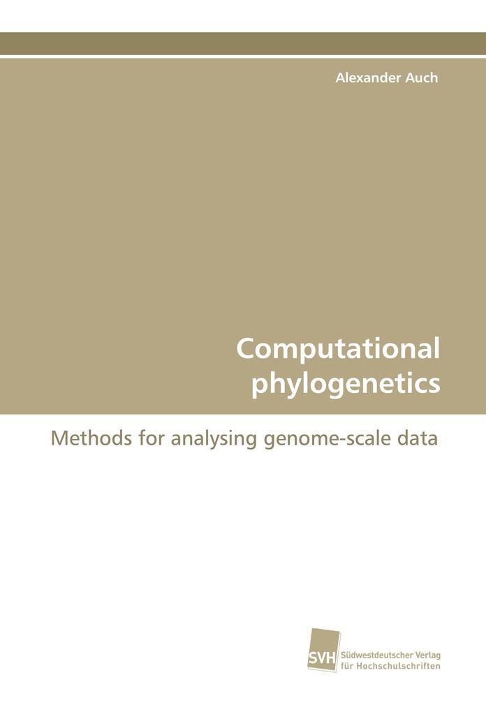 Computational phylogenetics
