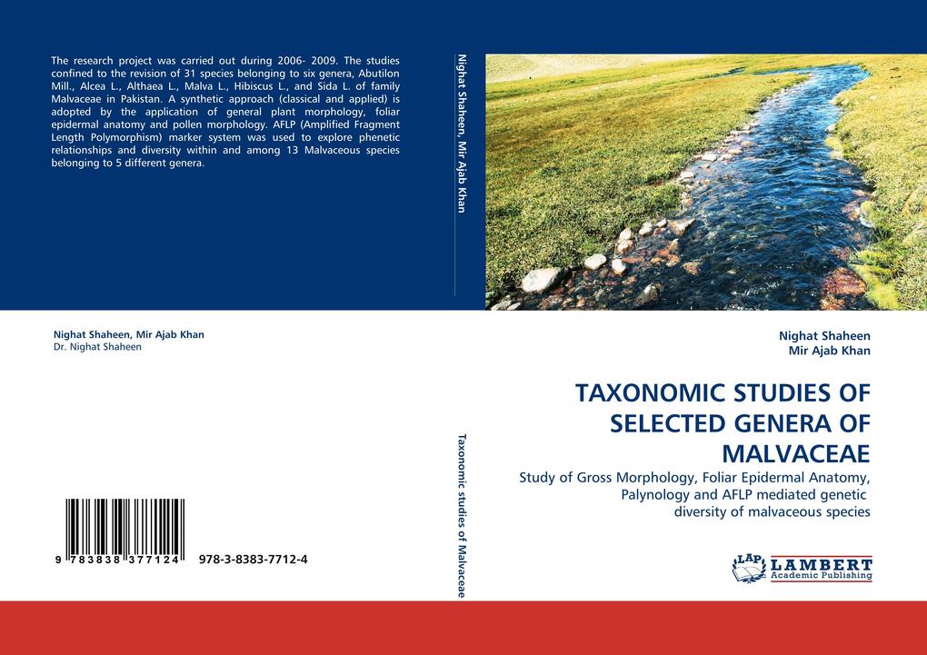 TAXONOMIC STUDIES OF SELECTED GENERA OF MALVACEAE