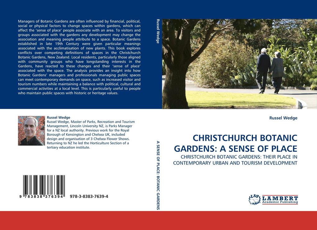 CHRISTCHURCH BOTANIC GARDENS: A SENSE OF PLACE