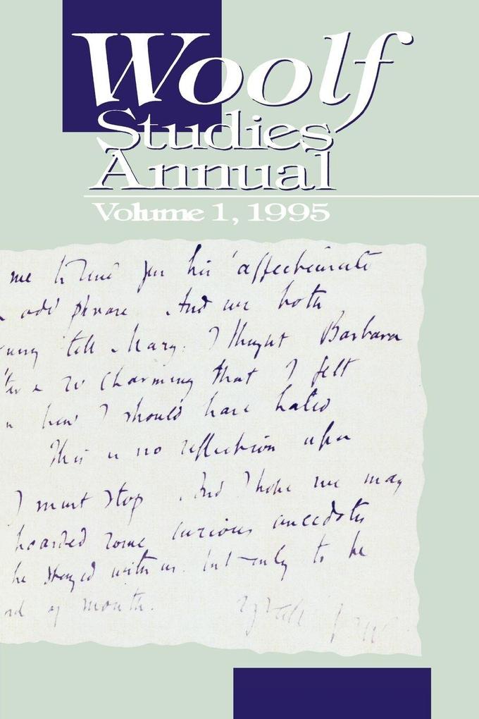 Woolf Studies Annual 1995