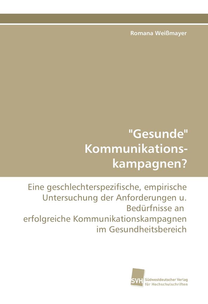 'Gesunde' Kommunikationskampagnen?
