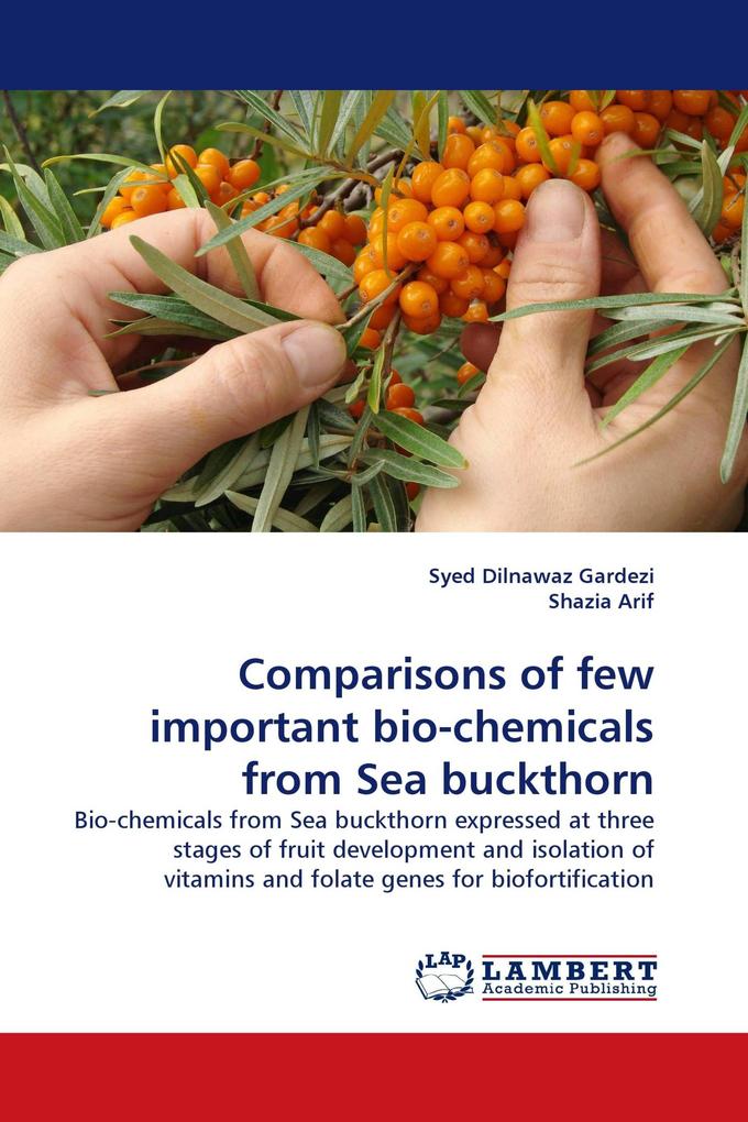 Comparisons of few important bio-chemicals from Sea buckthorn