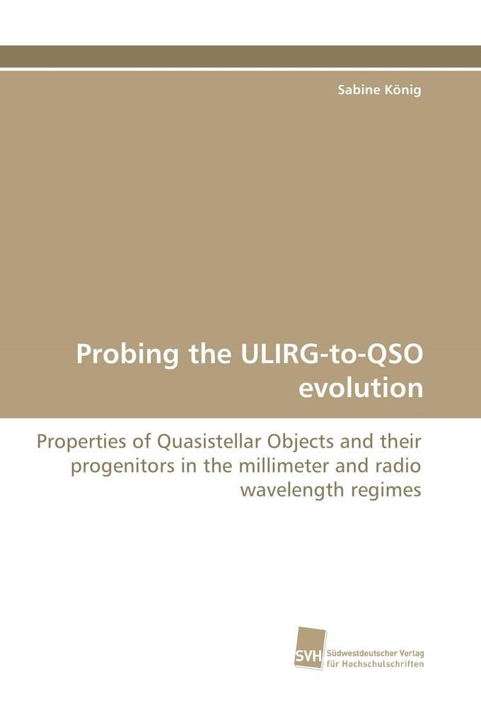 Probing the ULIRG-to-QSO evolution