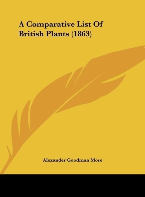 A Comparative List Of British Plants (1863)