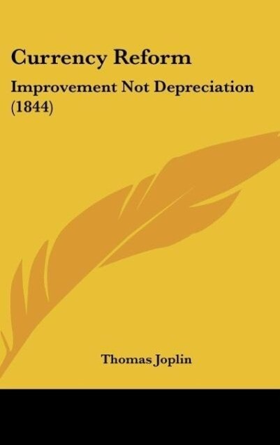 Currency Reform als Buch von Thomas Joplin - Thomas Joplin