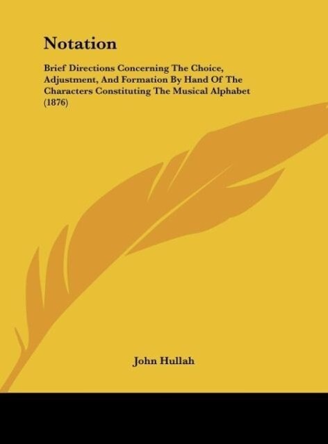 Notation als Buch von John Hullah - John Hullah
