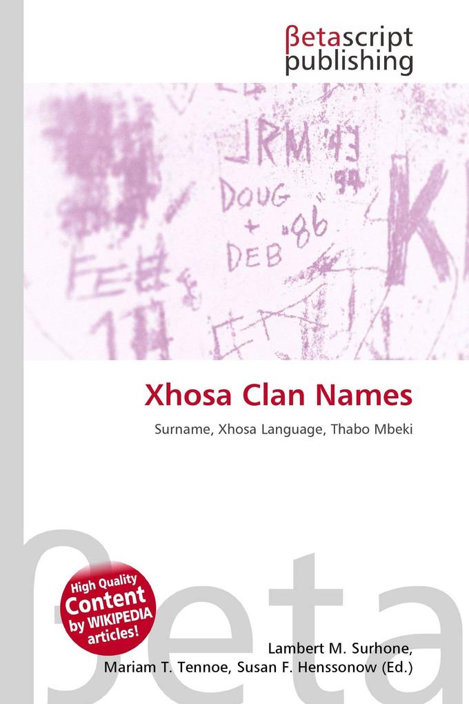 Xhosa Clan Names