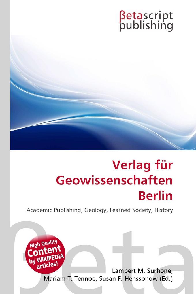 Verlag für Geowissenschaften Berlin