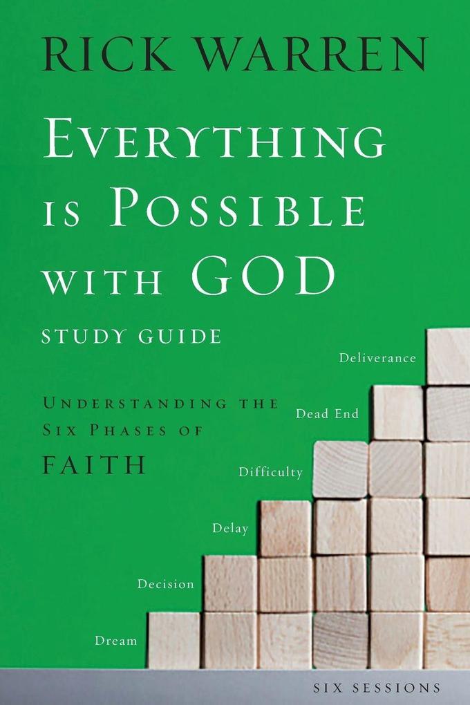 A Everything Is Possible with God Bible Study Guide