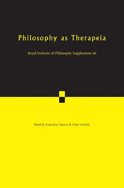 Philosophy as Therapeia
