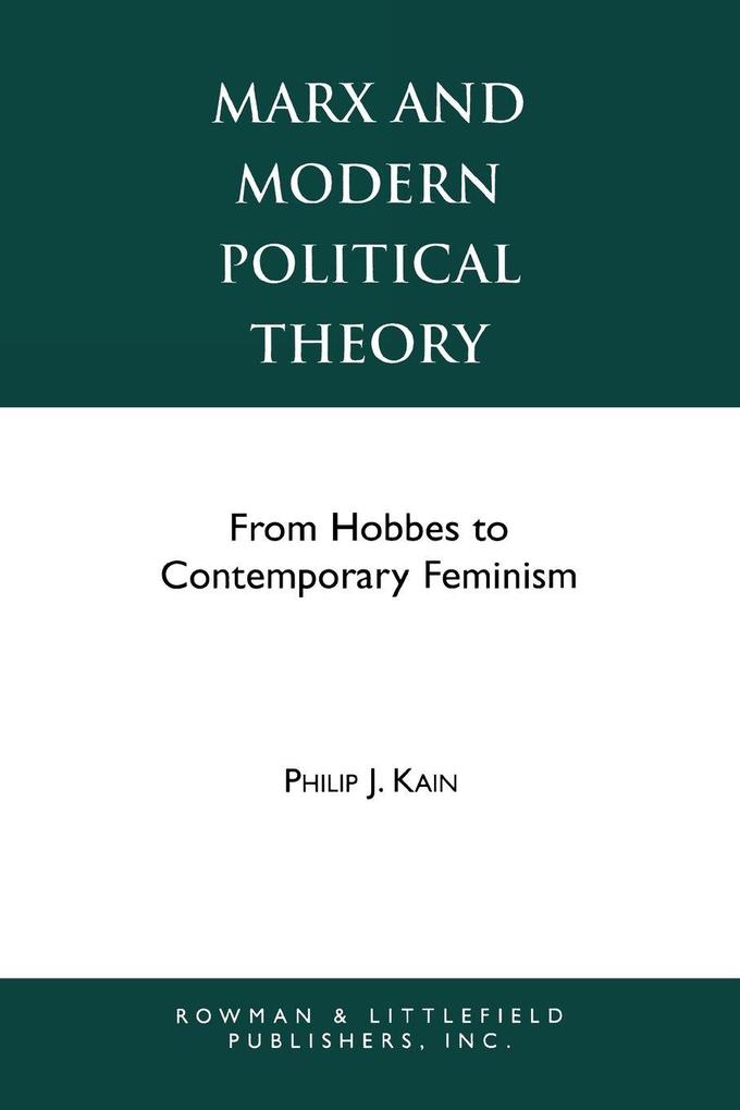 Marx and Modern Political Theory