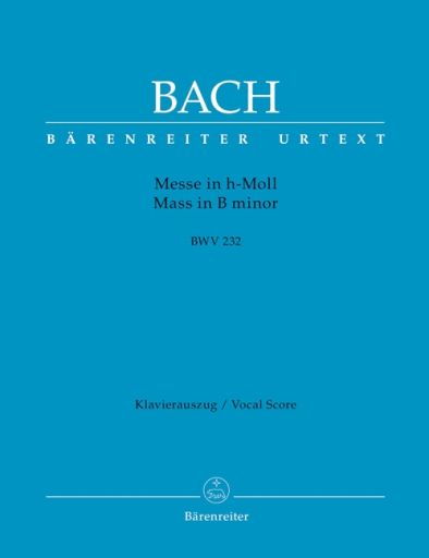 Messe h-Moll BWV 232 Klavierauszug