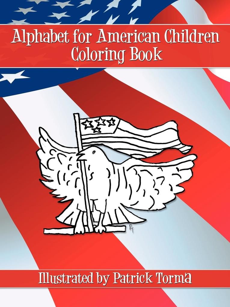 Image of Alphabet for American Children Coloring Book