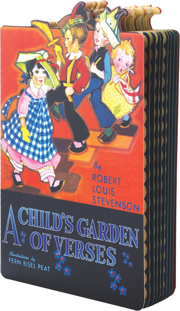A Child's Garden of Verses - Children's Shape Book - Vintage - Robert Louis Stevenson