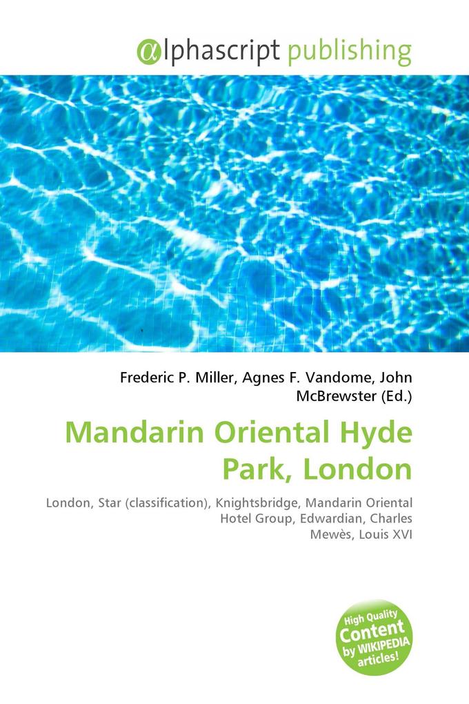 Mandarin Oriental Hyde Park London