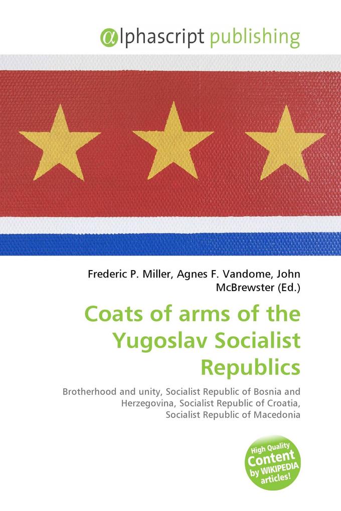 Coats of arms of the Yugoslav Socialist Republics