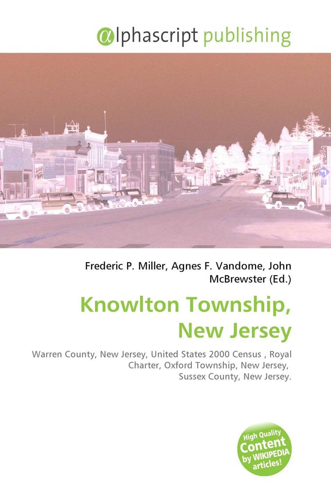 Knowlton Township New Jersey