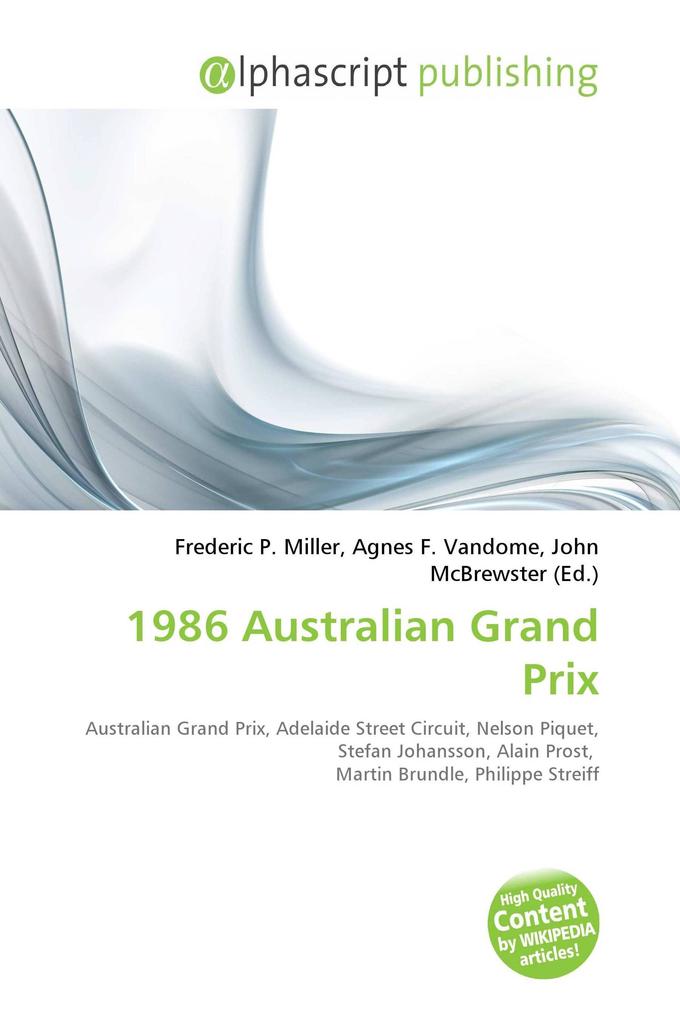 1986 Australian Grand Prix