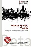 Paeonian Springs Virginia