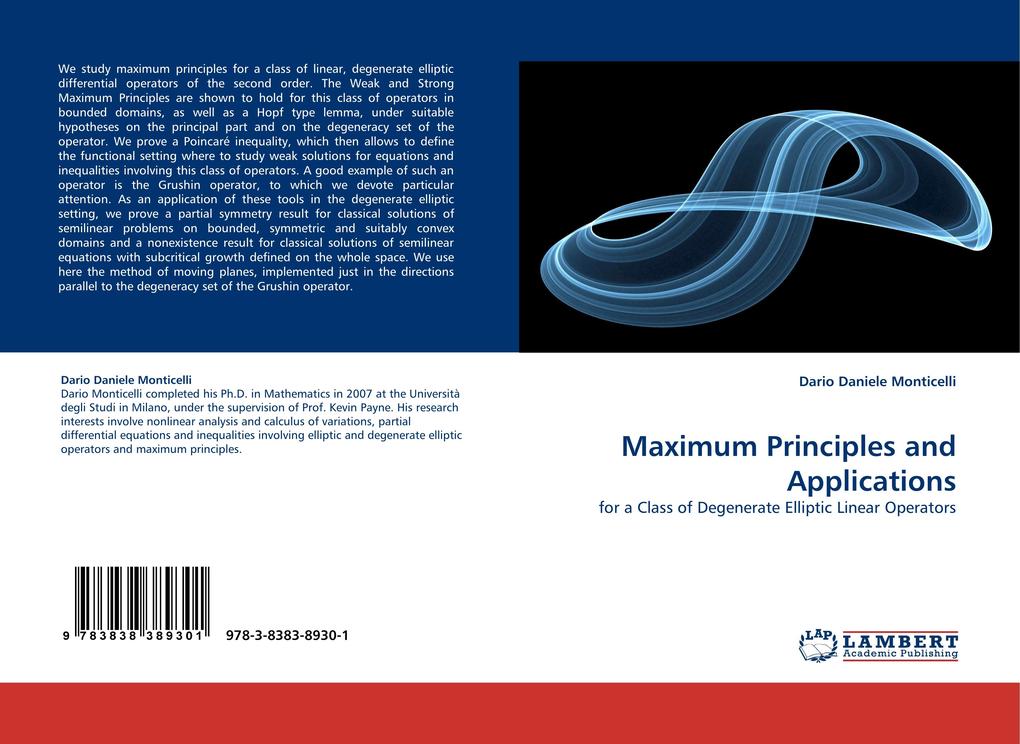Maximum Principles and Applications