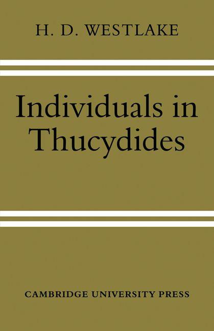 Individuals in Thucydides