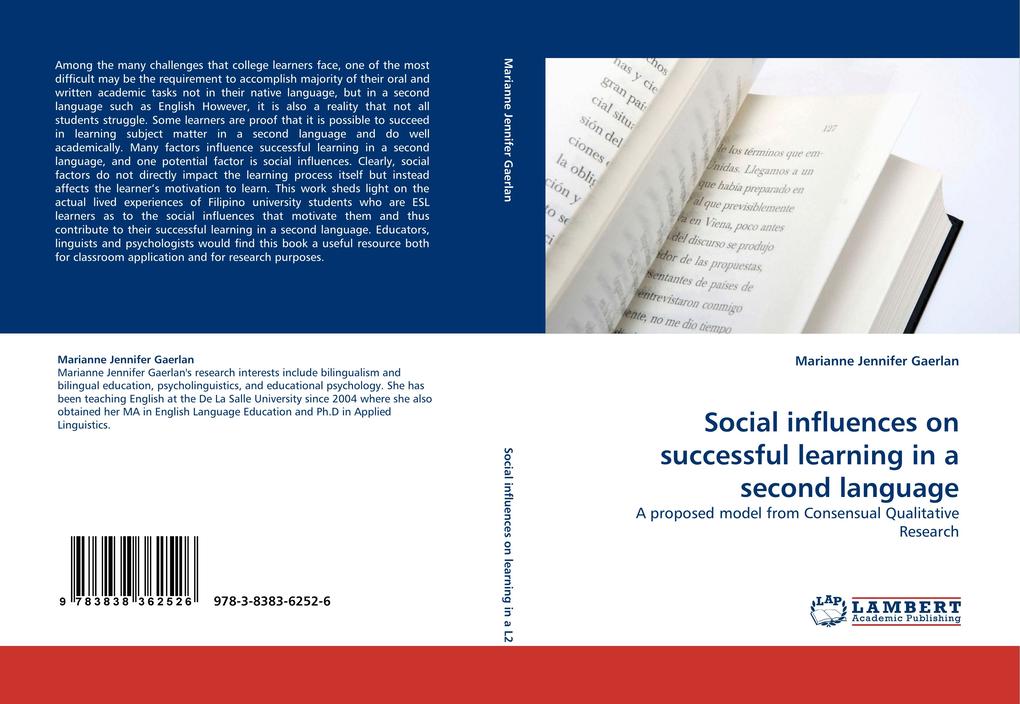 Social influences on successful learning in a second language