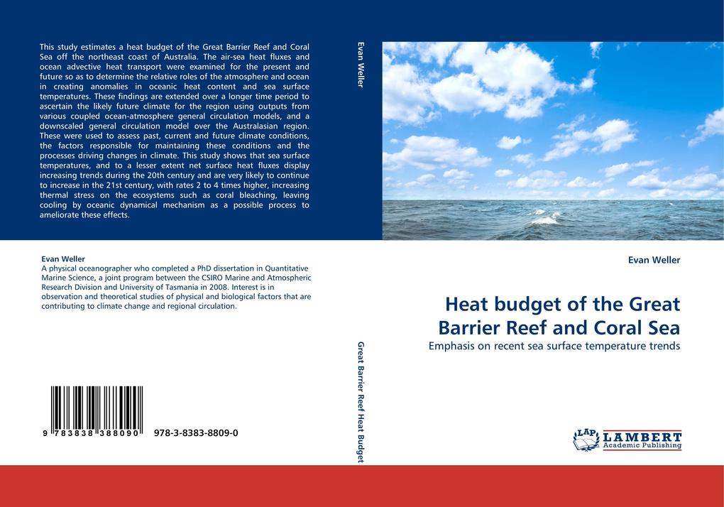 Heat budget of the Great Barrier Reef and Coral Sea