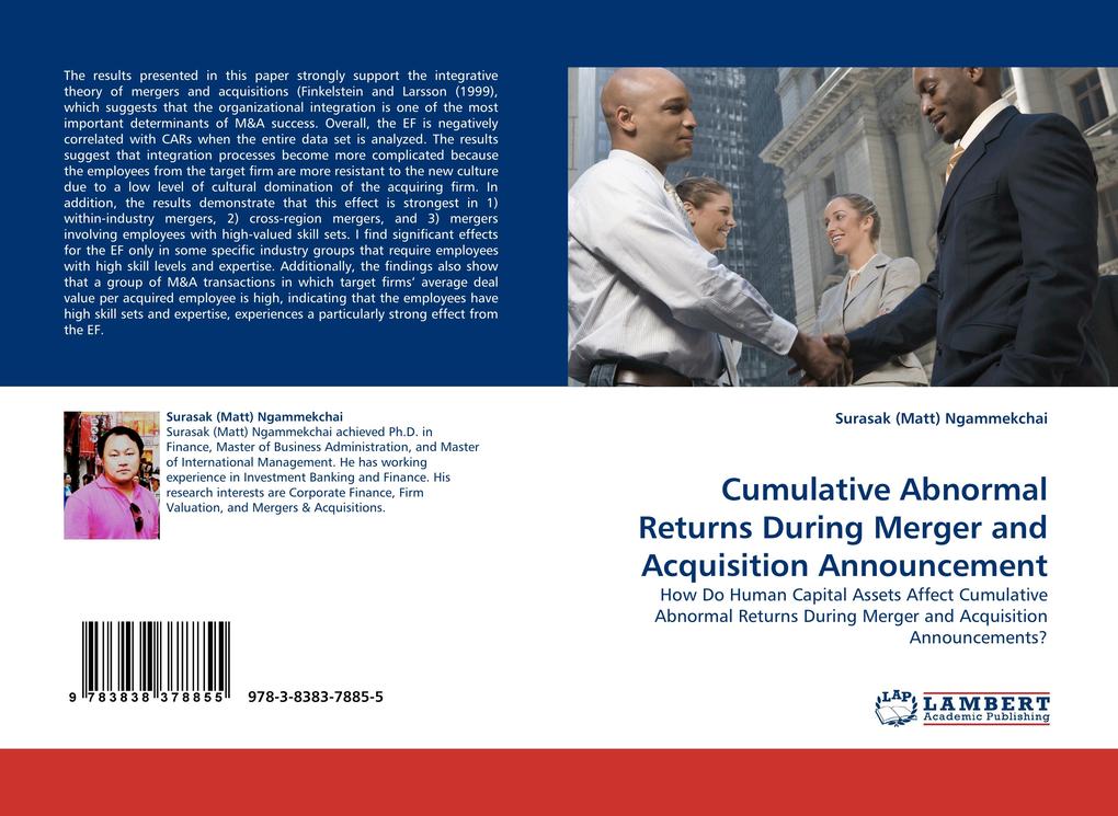 Cumulative Abnormal Returns During Merger and Acquisition Announcement