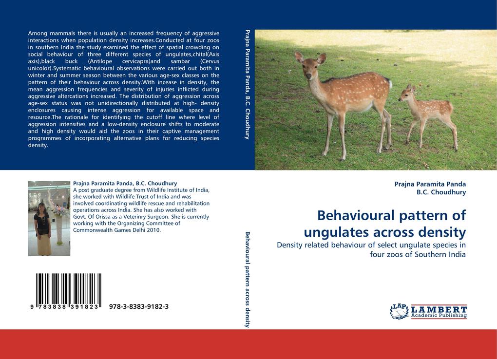 Behavioural pattern of ungulates across density